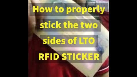 where to stick rfid sticker